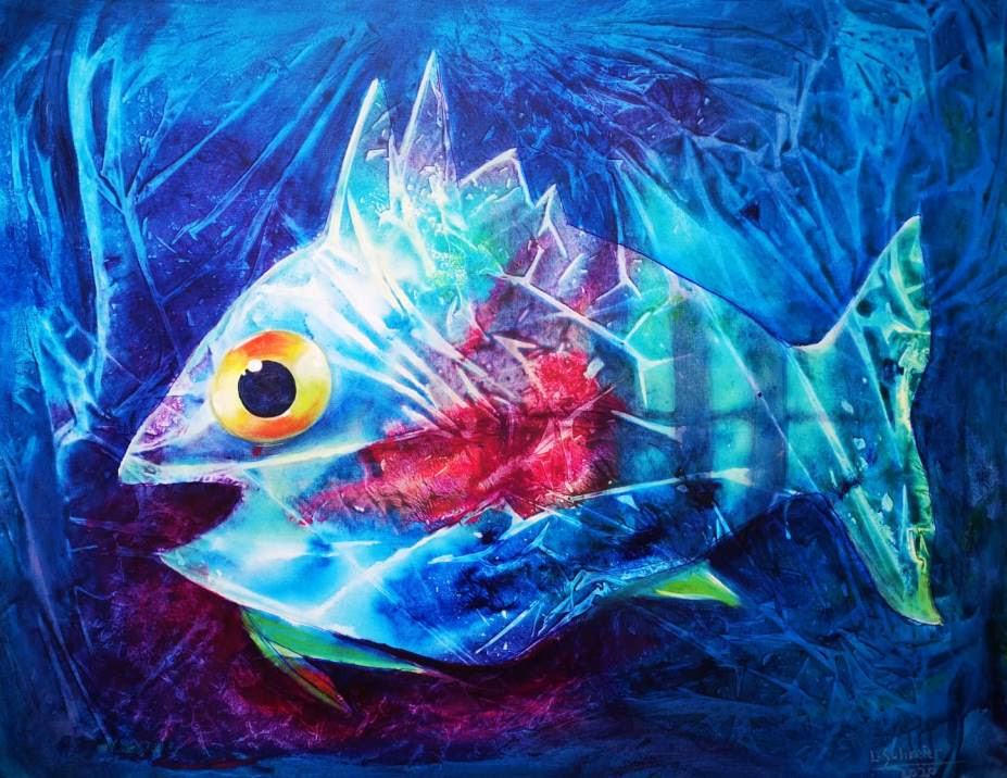 Gemaltes Bild eines Fischs von reha KreativCenter