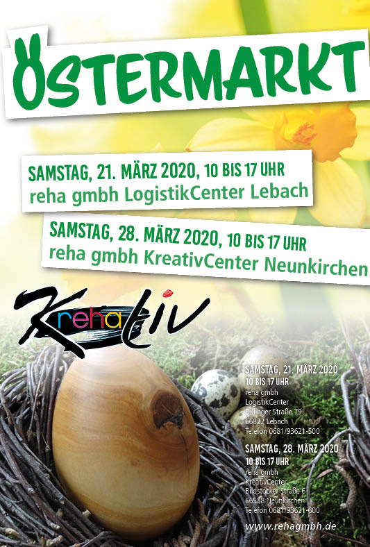 Einladung reha Ostermarkt 2020